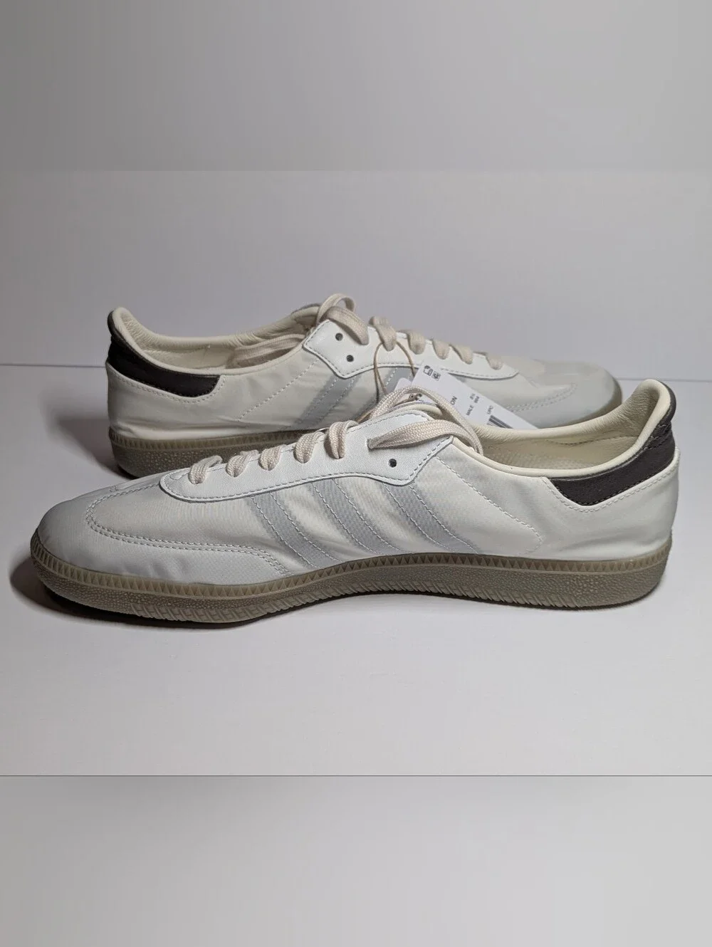 Adidas Samba Decon Shoes White Sneakers JI3175 Mens Size 9 NEW